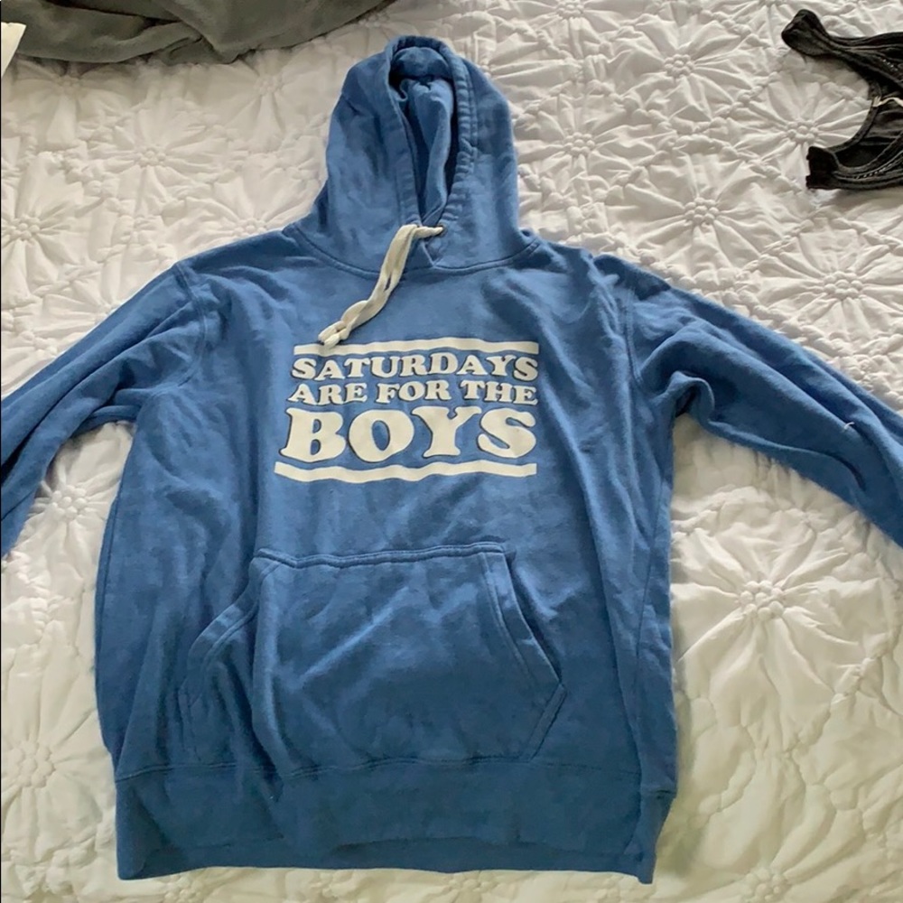 Men’s Blue Saturday’s Are For The Boys Hoodie